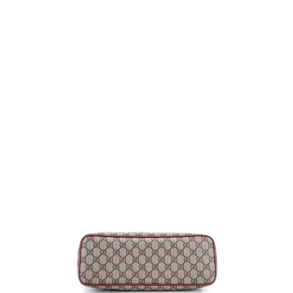 Gucci Convertible Zip Tote Gg Coated #249086G12B - Picture 4 of 8